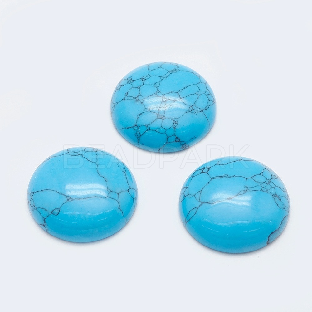 Synthetic Turquoise Cabochons Beadpark