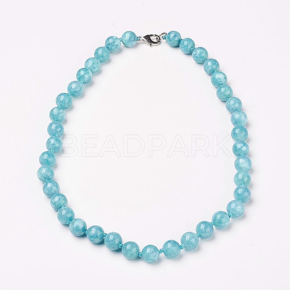 Natural Aquamarine Beads Necklaces Beadpark