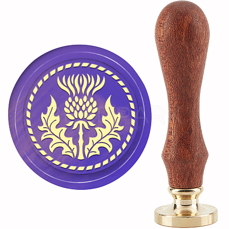 Brass Wax Seal Stamp With Handle Beadpark