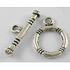 Tibetan Style Alloy Toggle Clasps LF0161Y-1