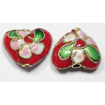 Handmade Cloisonne Beads CLB052Y-3-1