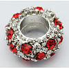 Alloy Rhinestone European Beads CPDL-H998-14-1