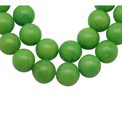 Natural Mashan Jade Beads Strands DJAD-8D-17-2-1