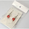 Lampwork Beads Earring EJEW-JE00142-3