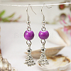 Dangle Earrings EJEW-JE00173-M-2