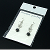 Dangle Flower Earrings EJEW-JE00178-01-3