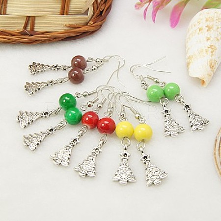 Dangle Earrings EJEW-JE00173-M-1