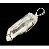 Wire Wrapped Stone Pendant G-Q623-M-2