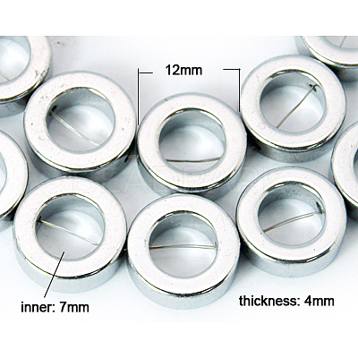 Non-Magnetic Synthetic Hematite Beads Strands G-Q664-2-1