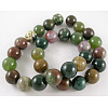 Natural Indian Agate Beads Strands GSR14mmC002-2
