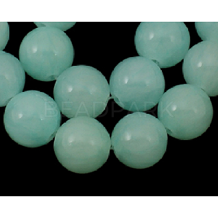 Natural Yellow Jade Beads Strands JBR12mm-4-1