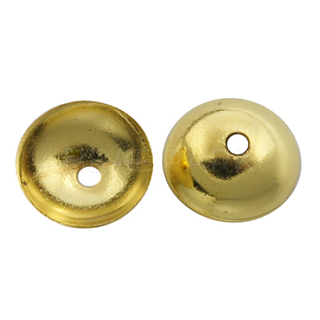 Brass Bead Caps KK-H052-G-1