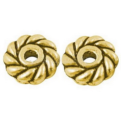 Tibetan Style Alloy Spacer Beads LF10764Y-G-1