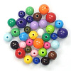 Mixed Color Acrylic Jewelry Beads M-PAB70-2-1