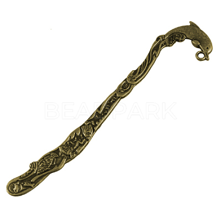 Zinc Alloy Bookmarks PALLOY-R341-AB-FF-1