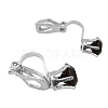 Brass Clip on Earrings PFE005-04-1