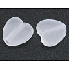 Frosted Transparent Acrylic Beads PL572-1