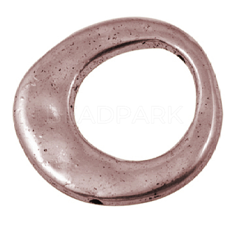Tibetan Style Irregular Ring Bead Frames RLF10246Y-NF-1