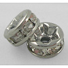 Middle East Rhinestone Spacer Beads RSB035NF-01K-1