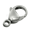 Tarnish Resistant 316 Surgical Stainless Steel Lobster Claw Clasps STAS-316-FL15A-1