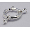 925 Sterling Silver Large Spring Rings Clasps STER-A007-13E-2