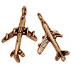 Tibetan Style Alloy Pendants TIBEB-A101638-R-FF-1