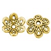 Tibetan Style Alloy Fancy Bead Caps TIBEB-LF10883YKG-AG-FF-1