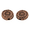 Tibetan Style Alloy Beads TIBEB-R022-R-LF-1