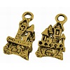 Tibetan Style Alloy Pendants TIBEP-0815-G-LF-1