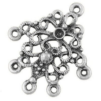 Tibetan Style Connectors TIBEP-EA521Y-KG-AS-FF-1