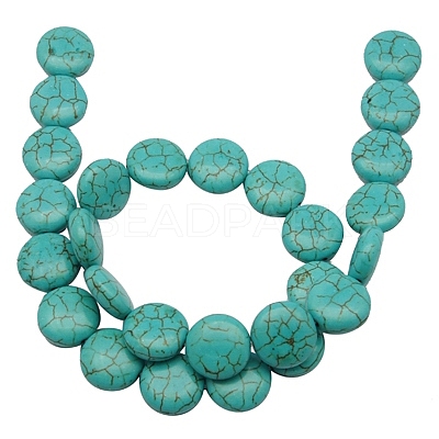 Synthetic Howlite Beads TURQ-12D-2-1