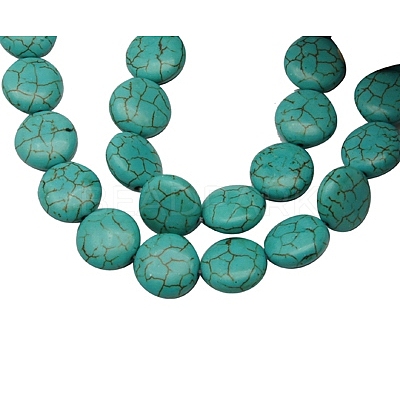 Synthetic Howlite Beads TURQ-12D-2-1