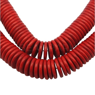 Synthetic Howlite Beads TURQ-20D-2-1