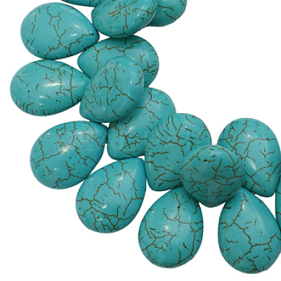 Synthetical Howlite Beads TURQ-G558-22-1