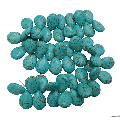 Synthetical Howlite Beads TURQ-G558-22-1