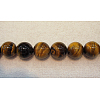 Round Tiger Eye Beads Strands Z0RQT014-2