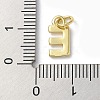 Rack Plating Brass Charms KK-P245-06G-E-3