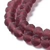 Transparent Glass Beads Strands X1-EGLA-A034-T8mm-MD13-4