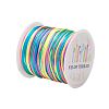 Nylon Satin Rattail Cords NWIR-JP0010-1.0mm-10-2