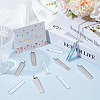 DIY Blank Dome Rectangle Pendant Kits DIY-SP0001-98AS-3