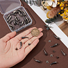 30Pcs Alloy Spikes Screwback Studs FIND-GF0009-56B-3