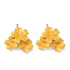 Alloy with Enamel Pendants AL-CBAE84A-05G-2