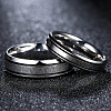 Valentine's Day Gifts Titanium Steel Couple Rings For Men RJEW-BB16471-10-4
