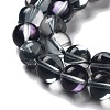 Synthetic Moonstone Beads Strands G-P528-J03-16-3