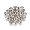 Non-Tarnish 304 Stainless Steel Smooth Rondelle Beads STAS-M006-03P-C-1