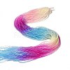 Transparent Gradient Color Glass Beads Strands GLAA-H021-01A-19-1