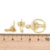Brass Micro Pave Cubic Zirconia Pendant & Stud Earrings Sets for Women SJEW-F227-01F-G-3