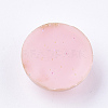 Glitter Translucent Resin Cabochons RESI-S364-43A-09-2