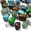 Natural & Synthetic Mixed Gemstone Pendants G-Z067-03P-01-1