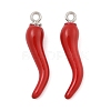 Rack Plating Alloy Enamel Pendants LS-PALLOY-R451-07P-02-1